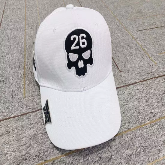 PXG Darkness Skull 26 Hat Golf Baseball Cap Black/White Adjustable US Shipping