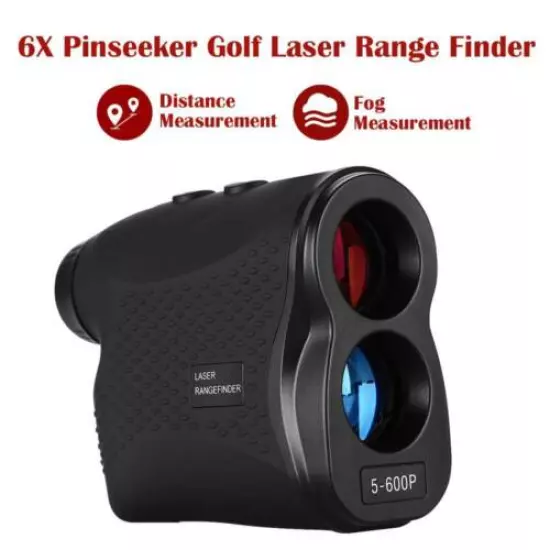 6X Magnification 656yards Laser Rangefinder Monocular Pinseeker Speed Fog System