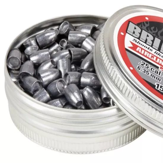 UMAREX Slug HP 150 Count BRIMSTONE Hollow Point 6.35mm .25 Caliber Air Pellets