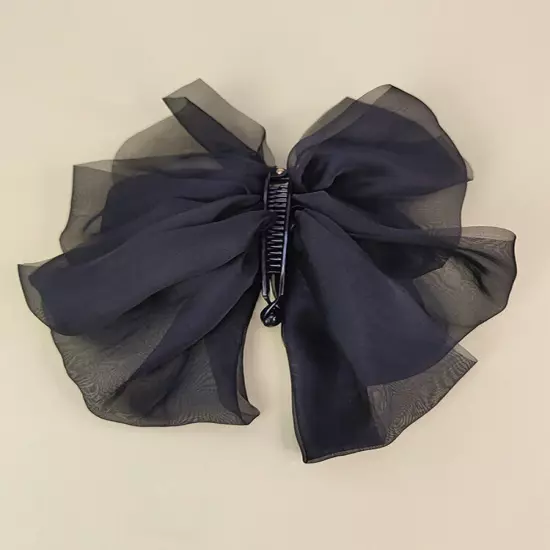 Multi-layer Bowknot Hair Clip Satin Barrette Hairpin Ponytail Hair Accessories ✔