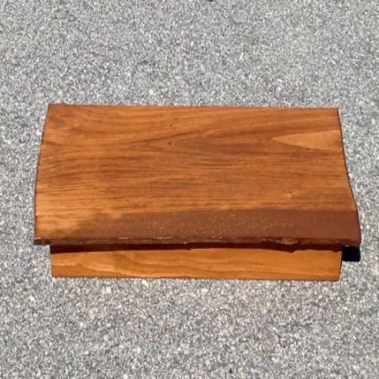 Concealment Shelf 24" X 13" "Live Edge" With Hidden Compartment (#Nine)