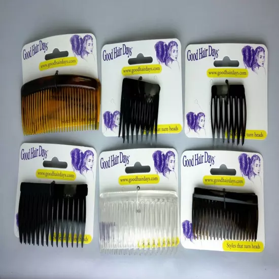 The Original Grip-Tuth® Good Hair Days Tuck Side Combs Made in USA Mix&Match