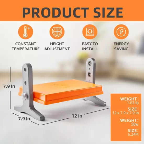 Brooder Heater for Chicks -Chick Brooder Heating Plate with Adjustable Temper...