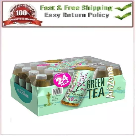 Arizona Green Tea with Ginseng and Honey 16 Fl. Oz., 24 Pk. FREE SHIPPING.