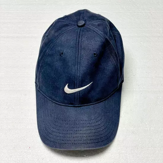 Vintage Nike Cap Hat Men's One Size Blue Just Do It Strapback