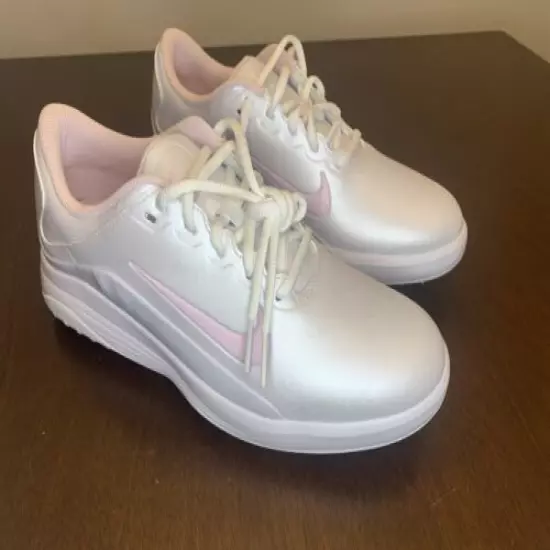 Nike Vapor Women Golf Shoes White Pink Foam AQ2324-101 Size 10.5