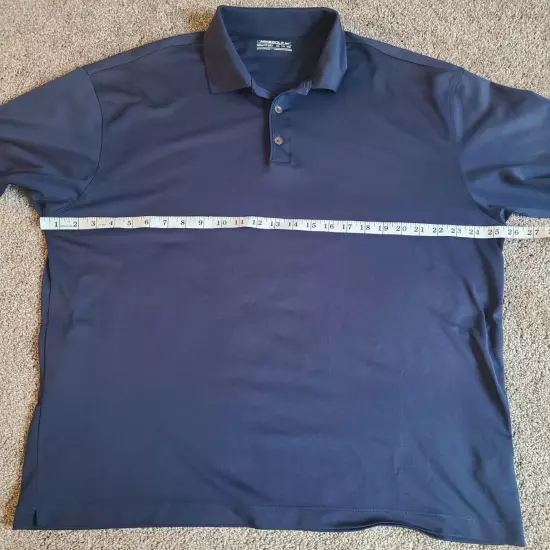 Nike Dry Fit Blue Golf Polo Shirt Men's XXL