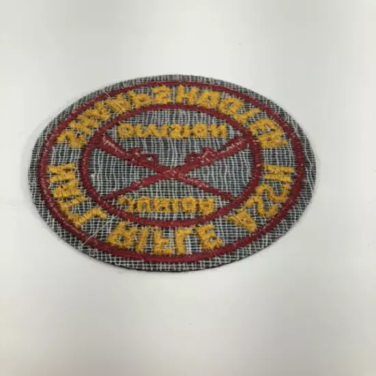 Vintage Wool National Rifle Association NRA Junior Division Sharpshooter Patch 