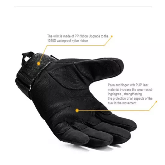 Men's Tactical Gloves Shooting Hunting Hiking Airsoft Cycling Motorcycle Gloves