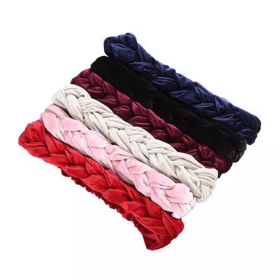 Women's High-grade Velvet Braided Headband Hairband Hair Band Hoop Accessories