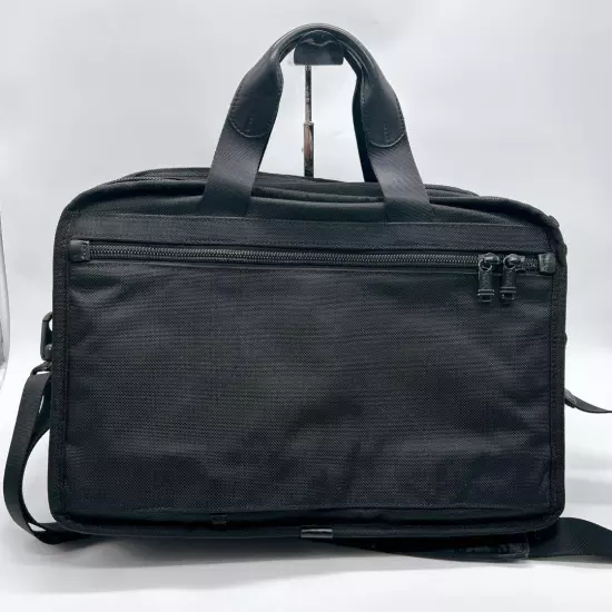 Multifunctional Tumi Briefcase Black Expandable Large Capacity 26141Dh