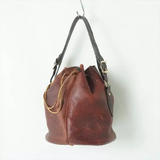 70s80s vintage ORVIS thick leather bag