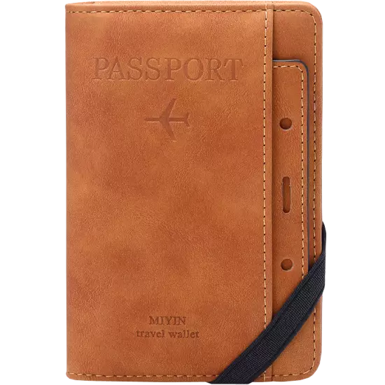 Passport Holder Cover with Card Slot Wallet Case Travel Must Have RFID Blocking