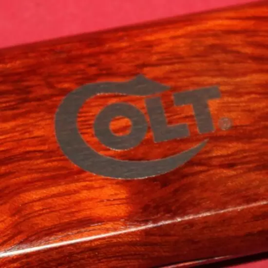 Colt Firearms Factory Wooden Pen Box