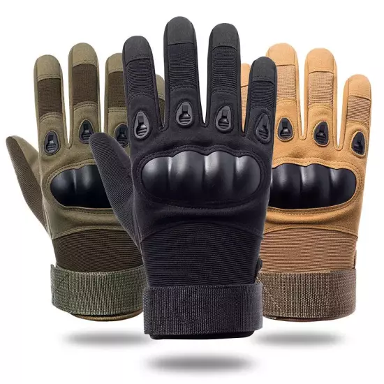 New Outdoor Tactical Gloves Men Protective Shell Mittens Antiskid Workout Fitnes