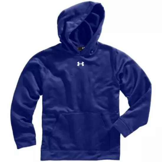 Under Armour Big Boys' Armour Fleece Storm Team Hoodie YXS Royal