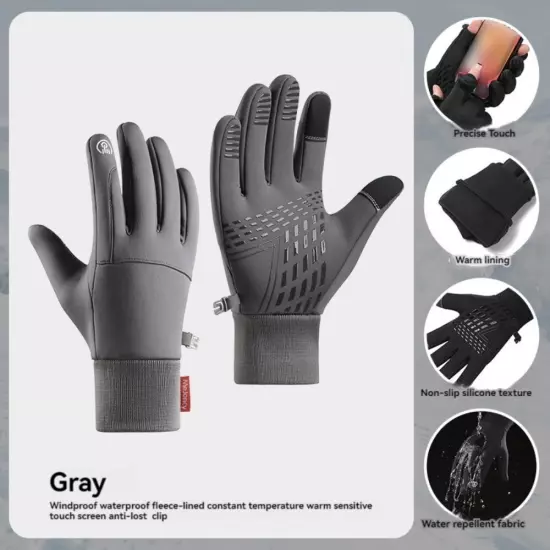 Winter Outdoor Sports Running Glove Warm Touch Screen Fitness Full Finger Gloves