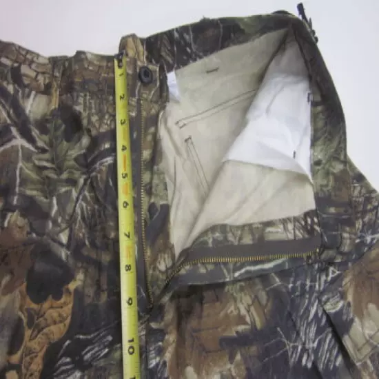 Guide Gear 55% Ramie & 45% Cotton Outdoor Hunting Pants Men's XL Green Camo