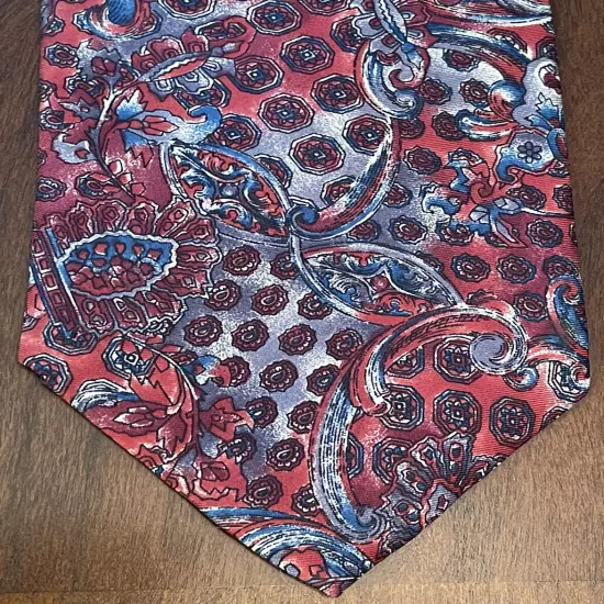 Bill Blass, Red, Blue, Men’s Neck Tie