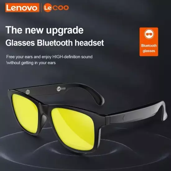 Lenovo Lecoo C8 Smart Glasses Headset Wireless Bluetooth Anti-Blue Eyeglasses