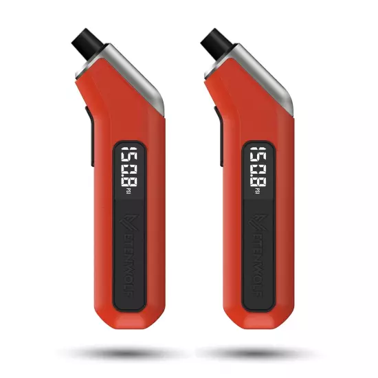 Digital Tire Pressure Gauge 2 Pack, Industrial Tire Gauge 3-200 PSI, Calibrated 