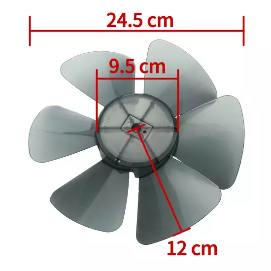 Silent Fan Blade Replacement Durable Compatible w/Standing Fans Table Fans