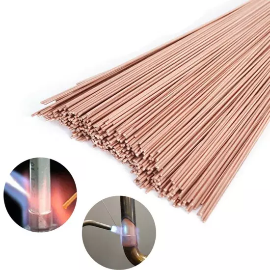 20PCS Wire Brazing Easy Melt Welding Rods Low Temperature 2mm X 250mm Brass