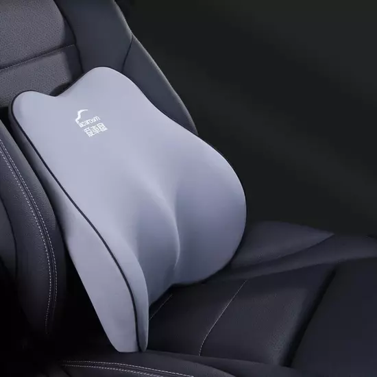 Car Seat Headrest Pillow Neck Lumbar Support Pillow Back Support Waist Pillow 