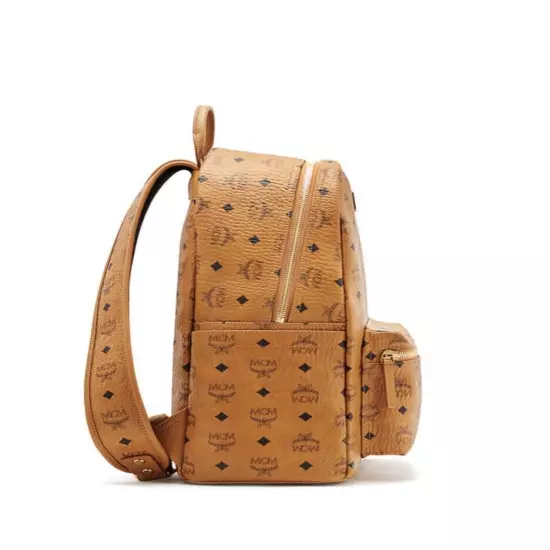 MCM Cognac / Brown Medium Backpack