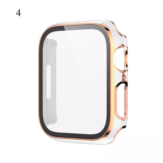 For Apple Watch Series 7 6 5 4 SE 3 2 iWatch Matte Protective Screen Cover Case(