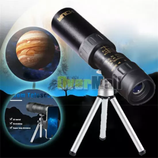 10-300X40mm Day/Night Vision HD BAK4 Monocular Starscope Binoculars Telescope A+