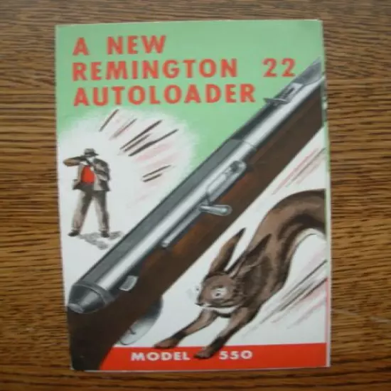 VINTAGE REMINGTON 22 BROCHURE AUTOLOADER MODEL 550