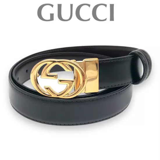 Gucci Reversible Interlocking G Belt Gold