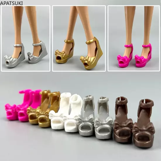 Sandals For 11.5inch Girl Doll Shoes Plastic High Heel Shoes For Blyth Licca