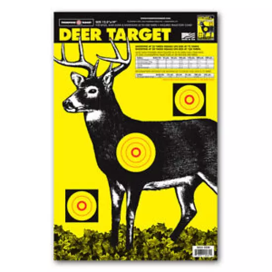 Thompson Target | Deer w/Trajectory Paper Hunting & Shooting Targets (12.5"x19")