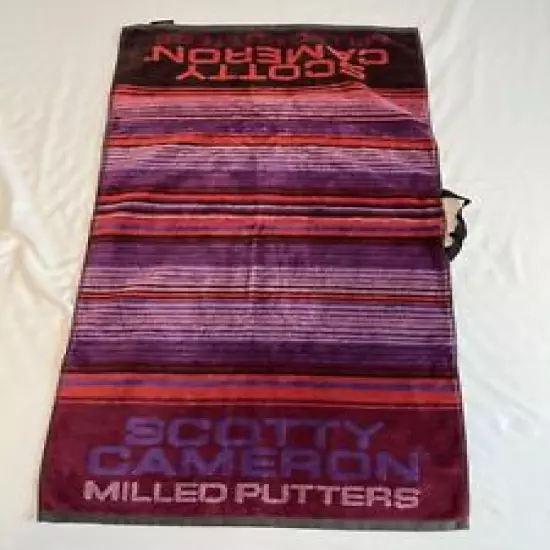 NEW Scotty Cameron ROJA SERAPE Towel - RED - 17x39