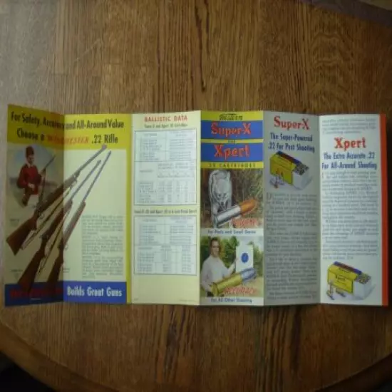 VINTAGE ORIGINAL WESTERN SUPER X & XPERT BROCHURE CATALOG F-58