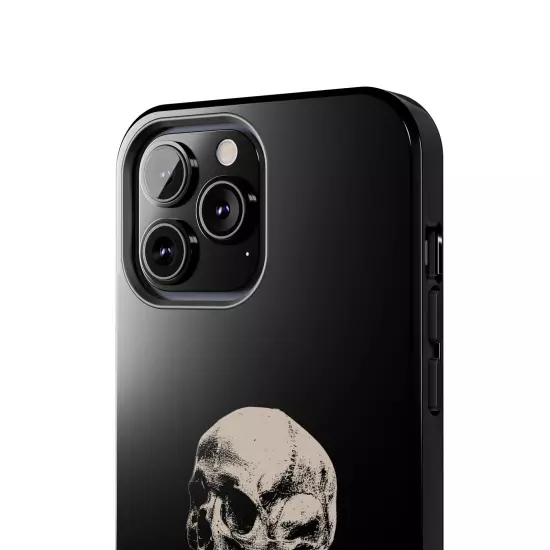 Dark Skeleton Skull Tough iPhone & Samsung Galaxy Cases Cover, Gift For Men