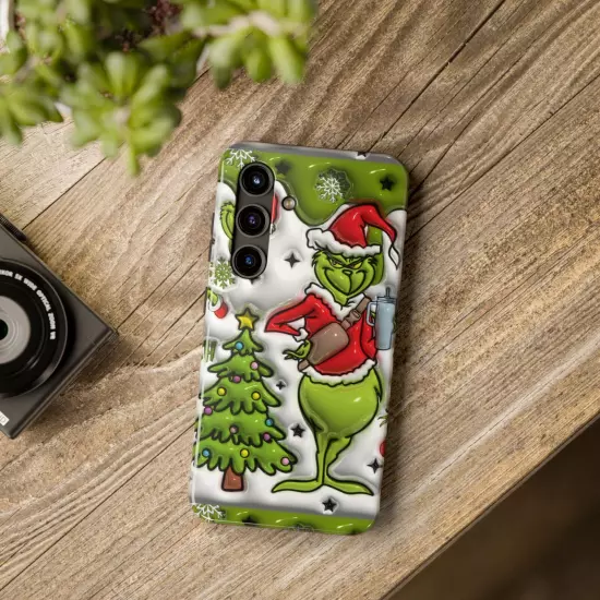 Grinch Tough Phone Cases Samsung S20 S21 S22 S23 Iphone 15 14 13 12 11