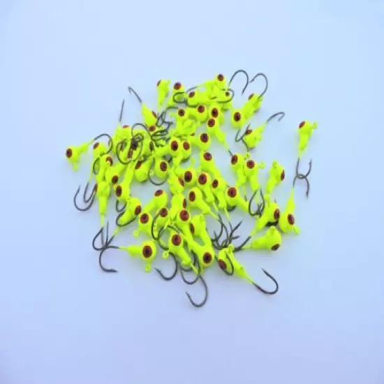 Lures Pro 50 PCs 1/8 oz Lead Jig Head Fishing Hooks Jig Heads Crappie