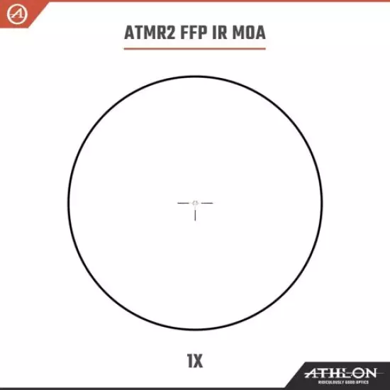 Athlon Ares ETR 1-10x24 UHD Riflescope ATMR2 FFP IR MOA Reticle w/ Cleaning Pen