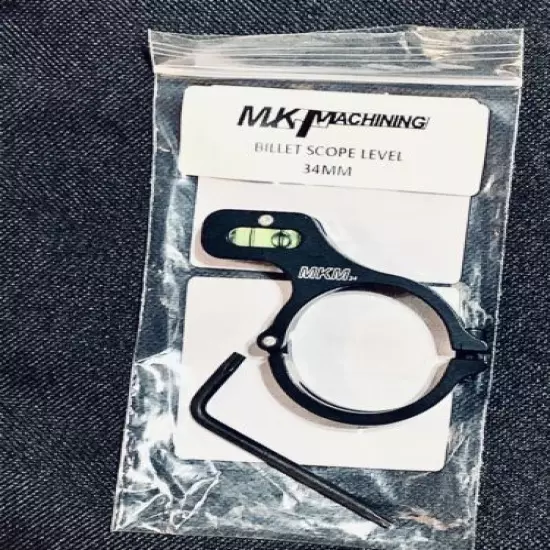 MK Machining Ultra Low-Profile Billet Scope Level (Milled in USA!)