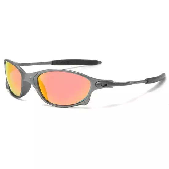 X Metal Juliet Cyclops Sunglasses UV 400 Ruby Polarized Glass Titanium Goggles