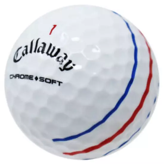 120 Callaway Chrome Soft Triple Track AAAAA/Mint Used Golf Balls 