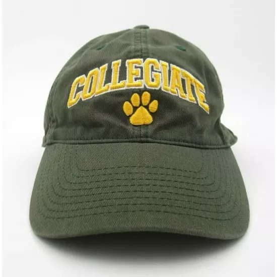 Collegiate Paw Embroidered Adjustable Hat