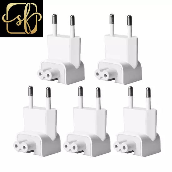 5-1Pcs EU Travel Plug Adapter Converter for Macbook Ipad Pro Outlet Adapter for 