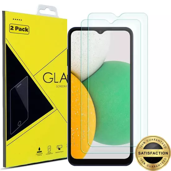 2Pack-9H Tempered Glass Screen Protector for Samsung Galaxy A03s /A03