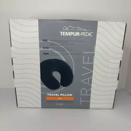 Tempur-Pedic Travel Pillow (Firm) For Neck Support Brand New