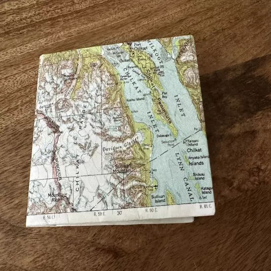 Mighty Wallet Tyvek Map