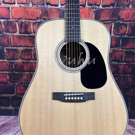 Custom D-28 acoustic guitar solid spruce top 41-inch in stock shipping quickly